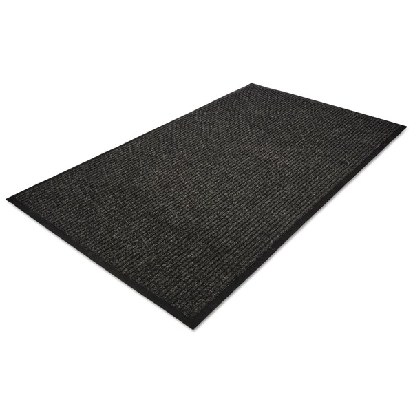 Floor Mat, 0.38" Thick, Charcoal, 36 in W x 60 in L